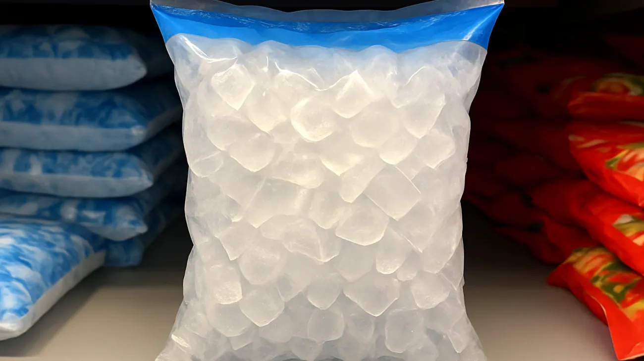 Eis und Eisklötze"
