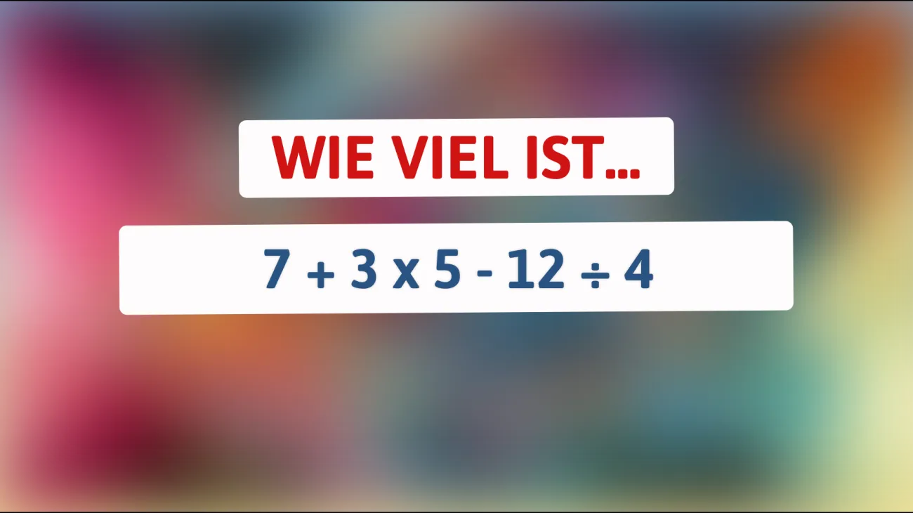 Nur 1 % der Menschen können dieses Mathe-Rätsel lösen! Bist du schlau genug?"